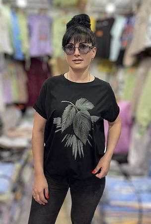 Футболка Levisha 25039 black - делук