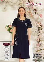 Халат Sss Annet DO-D10571 navy - делук