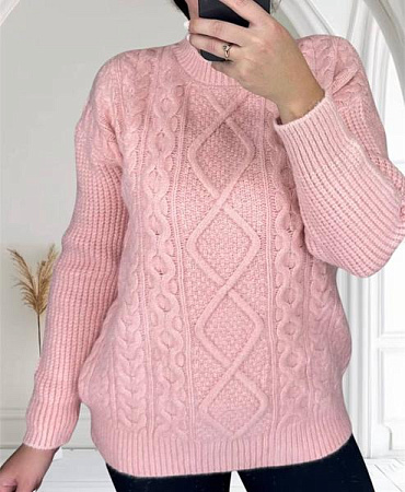 Свитер Elena&Vika 26406 pink - делук
