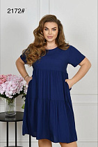 Платье Estima 2172 navy - делук