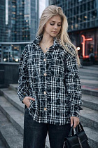 Рубашка Karolina KR437 black - делук