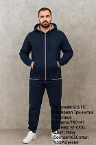Костюм Спорт Azt TK0147-1 navy-beige - делук