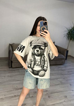Футболка S.Style 40 l.grey - делук