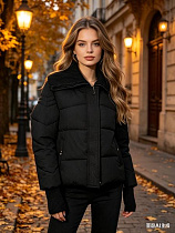 Куртка Jacket B8818 black - делук