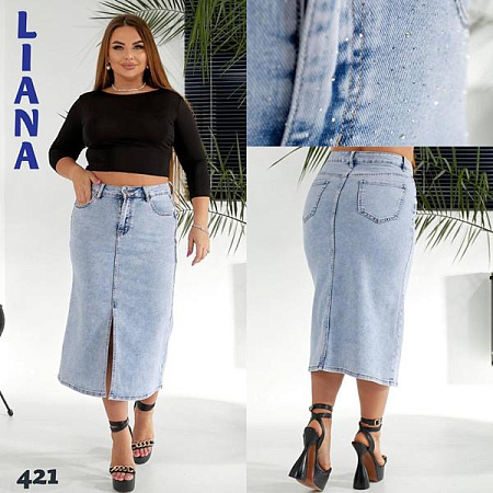 Юбка Liana Denim 421 l.blue - делук