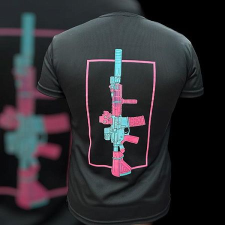 Футболка Madoka 1126 black - делук