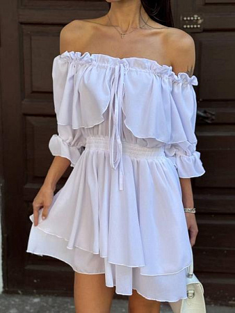 Платье Arina 3114 white - делук