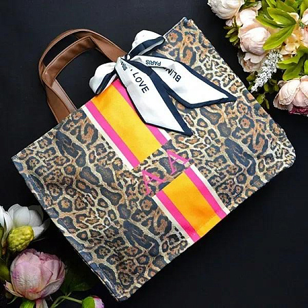 Сумка Luna-Bag 23-3 brown-yellow - делук