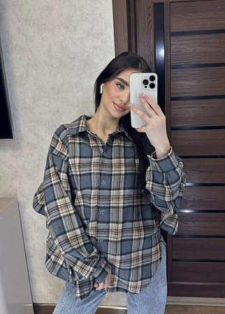 Рубашка Valentina 9 blue - делук