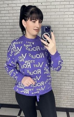 Свитер Levisha 25401 lilac - делук