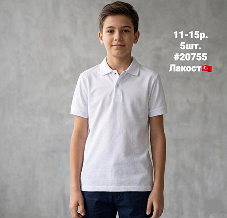 Футболка Amz 20755 white - делук