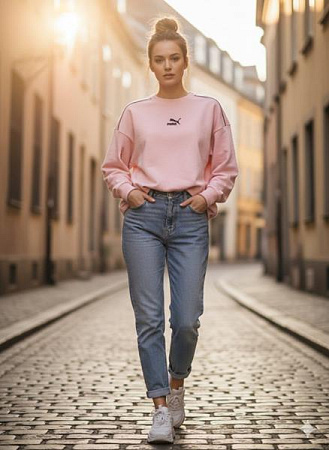 Свитер Newe 55-3 pink - делук