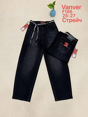 Джинсы Vanver F195 black - делук