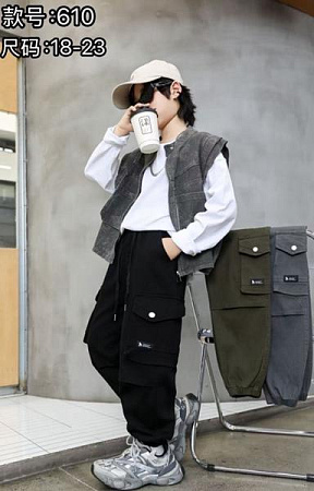 Штаны Farbique 610 grey - делук