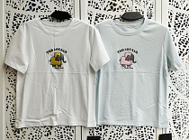 Футболка Lora LR1225 mint - делук