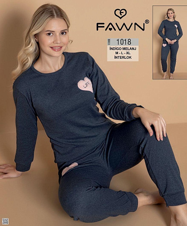 Пижама Trikotag 1018 d.grey - делук