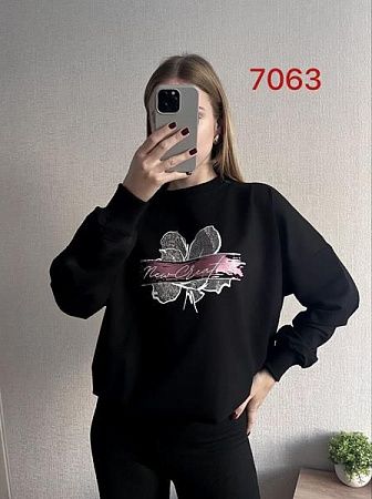 Свитер Fsn 7063 black - делук