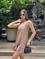 Сарафан Arina 1622 brown - делук