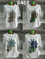 Футболка Style Nadezhda 6468 white-navy - делук