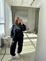 Костюм Спорт Modnulya 054 black - делук