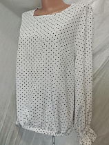 Блузка Galina 585-6 white - делук