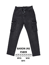 Джинсы God Baron F5809 black - делук