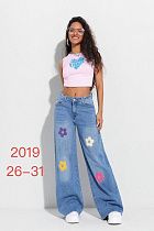 Джинсы Newjeans 2019 l.blue - делук