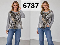 Свитер Gertie 6787 grey - делук