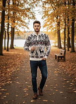 Свитер Nik 56921 beige - делук