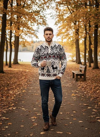 Свитер Nik 56921 beige - делук