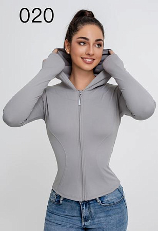 Кофта Спорт Newjeans J0020 l.grey - делук