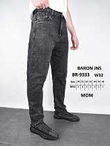 Джинсы God Baron BR-9333 black - делук