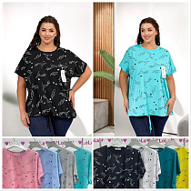 Футболка Lola LL600 mix - делук