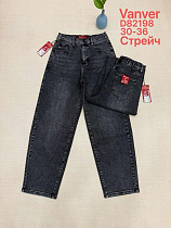 Джинсы Vanver D82198 d.grey - делук