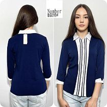 Рубашка Loyard B6099 blue - делук