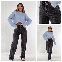 Джинсы Lady N 191 grey - делук