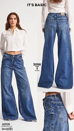 Джинсы Jeans Style 3096-17 blue - делук