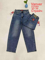 Джинсы Vanver D2089 navy - делук
