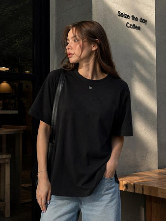 Футболка New Season F1731 black - делук