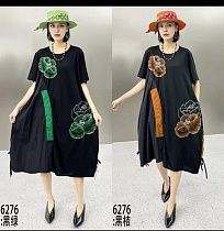 Платье Dorimodes 6276 black-green Платье Dorimodes 6276 black-green - делук