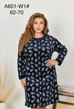 Халат Romeo Life A601-W1 navy - делук