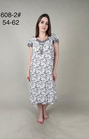 Ночнушка Fili Wear 608-2 grey - делук