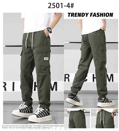 Штаны Спорт Baron Jeans 2501-4 khaki - делук