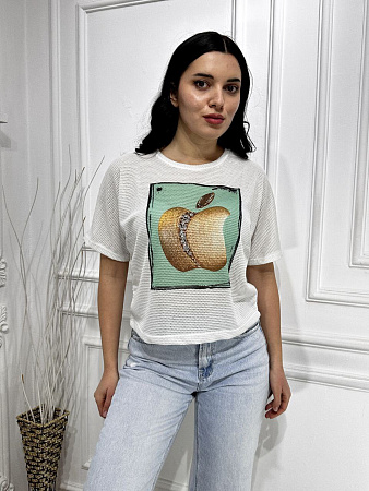 Топ Shipi 5034 white - делук