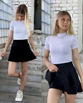 Юбка-Шорты Karolina KR196 black - делук
