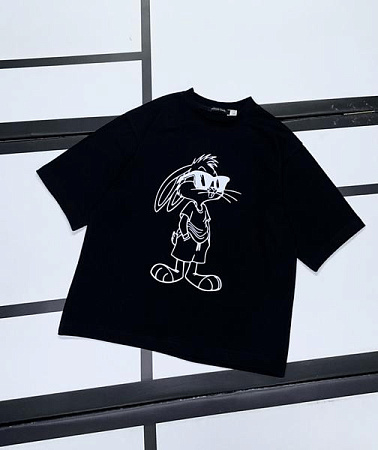 Футболка Kosmy 520-41 black - делук