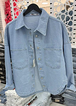 Рубашка Maxim Jeans 2508 l.blue - делук