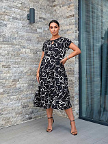 Платье Deliv 557-1 black - делук