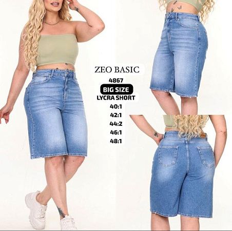 Шорты Jeans Style 4867 l.blue - делук