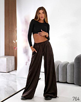 Штаны Спорт Loren 764 brown - делук